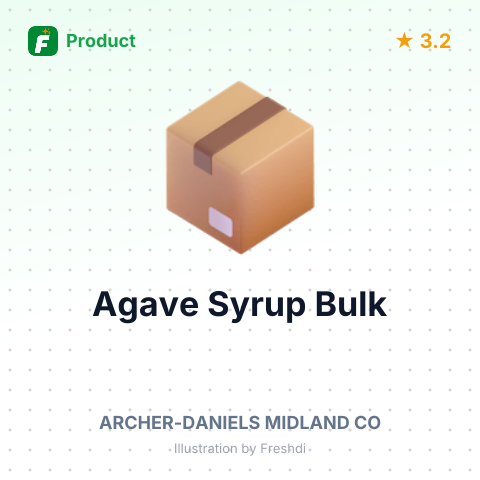 Organic Premium Light Agave Syrup – summary card, no photo uploaded yet