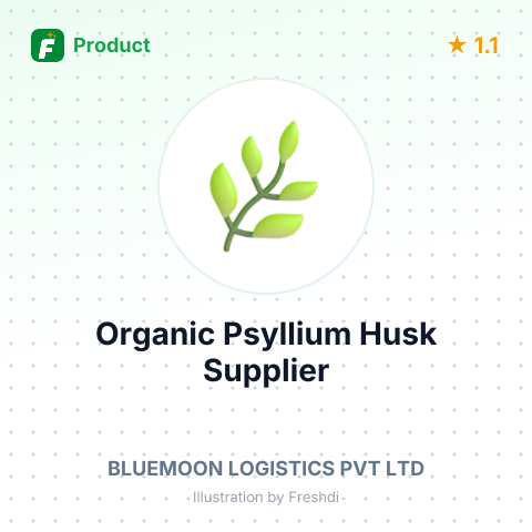 Organic Psyllium Husk – summary card, no photo uploaded yet