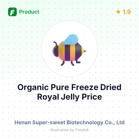 Organic Pure Freeze Dried Royal Jelly – summary card, no photo uploaded yet