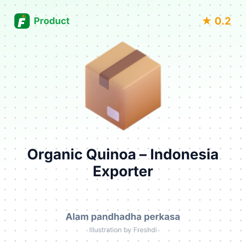 Organic Quinoa – summary card, no photo uploaded yet