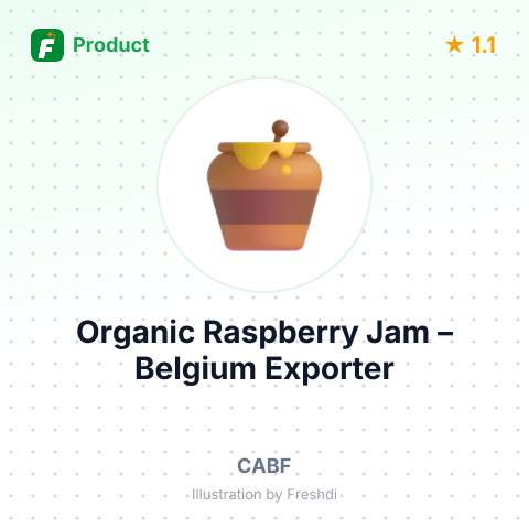 Organic Raspberry Jam – summary card, no photo uploaded yet