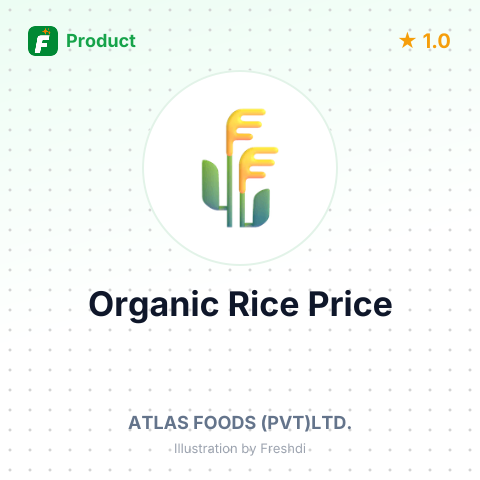 Organic Rice – summary card, no photo uploaded yet