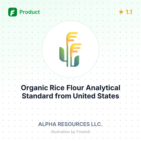 Organic Rice Flour Analytical Standard – summary card, no photo uploaded yet