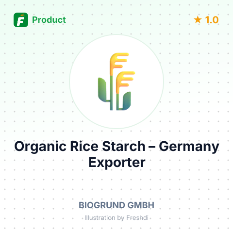 Organic Rice Starch – summary card, no photo uploaded yet