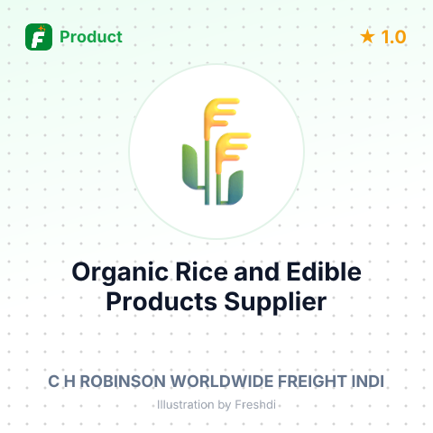 Organic Rice and Edible Products – summary card, no photo uploaded yet