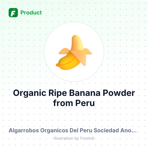 Organic Ripe Banana Powder – summary card, no photo uploaded yet