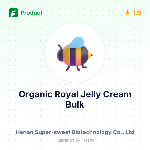 Organic Royal Jelly Cream – summary card, no photo uploaded yet