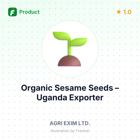 Organic Sesame Seeds – summary card, no photo uploaded yet