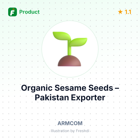 Organic Sesame Seeds – summary card, no photo uploaded yet