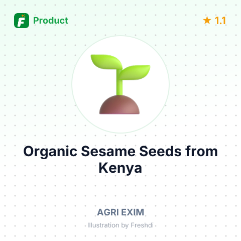 Organic Sesame Seeds – summary card, no photo uploaded yet