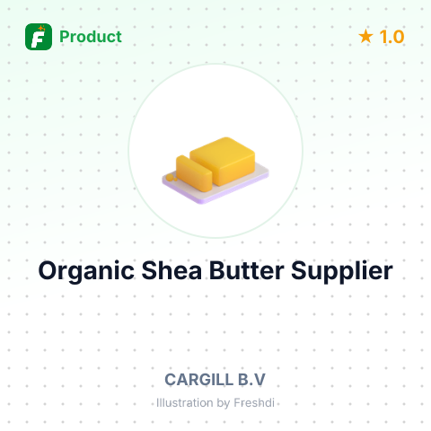 Organic Shea Butter – summary card, no photo uploaded yet
