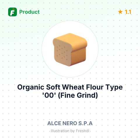 Organic Soft Wheat Flour Type '00' (Fine Grind) – summary card, no photo uploaded yet