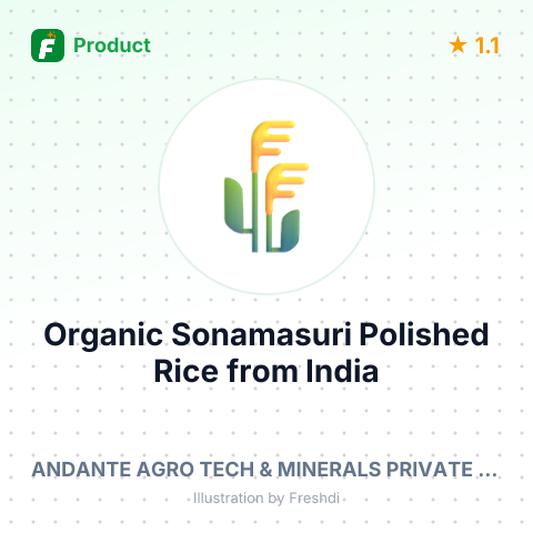 Organic Sonamasuri Polished Rice – summary card, no photo uploaded yet