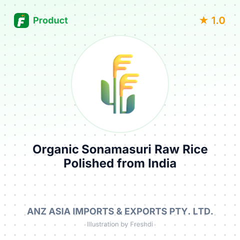 Organic Sonamasuri Raw Rice Polished – summary card, no photo uploaded yet