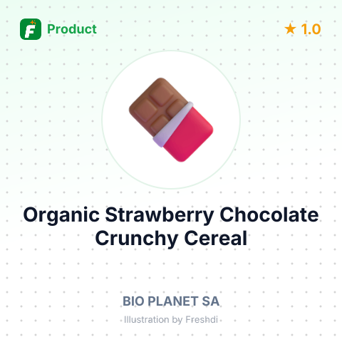 Organic Strawberry Chocolate Crunchy Cereal – summary card, no photo uploaded yet