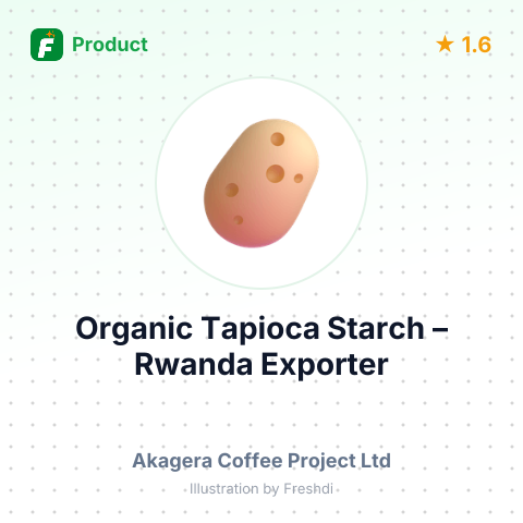 Organic Tapioca Starch – summary card, no photo uploaded yet