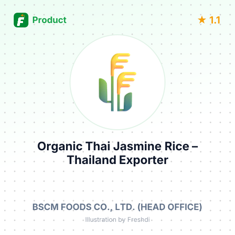 Organic Thai Jasmine Rice – summary card, no photo uploaded yet