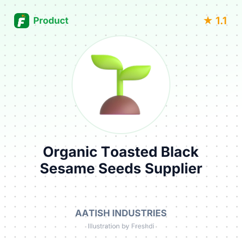Organic Toasted Black Sesame Seeds – summary card, no photo uploaded yet