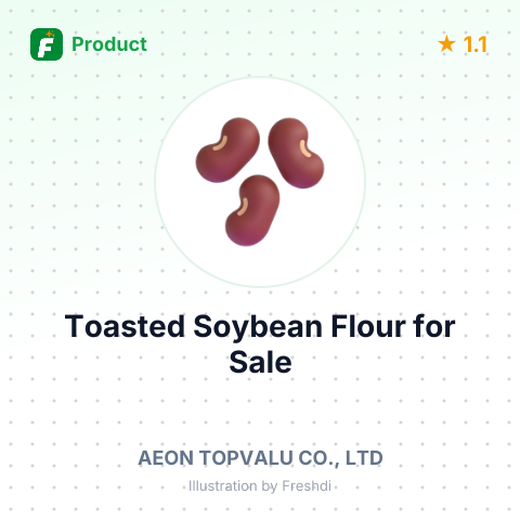 Organic Toasted Soybean Flour – summary card, no photo uploaded yet