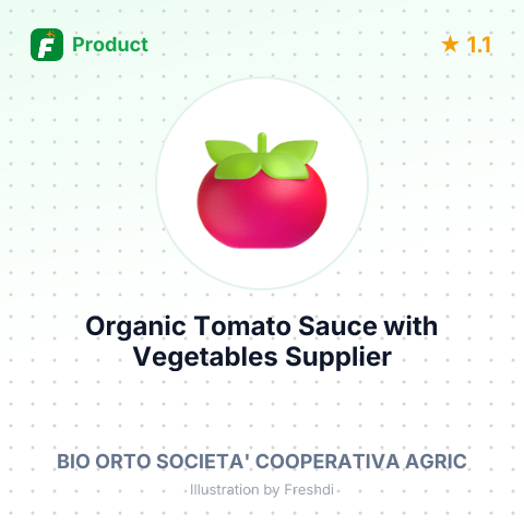Organic Tomato Sauce with Vegetables – summary card, no photo uploaded yet