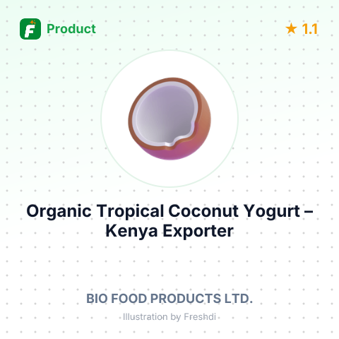 Organic Tropical Coconut Yogurt – summary card, no photo uploaded yet