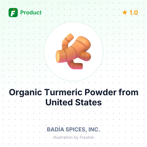 Organic Turmeric Powder – summary card, no photo uploaded yet