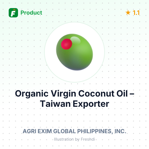 Organic Virgin Coconut Oil – product summary card, no photo uploaded yet