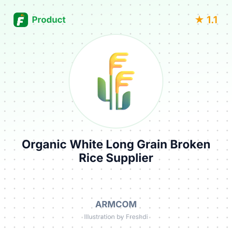 Organic White Long Grain Broken Rice – summary card, no photo uploaded yet