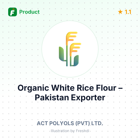 Organic White Rice Flour – summary card, no photo uploaded yet