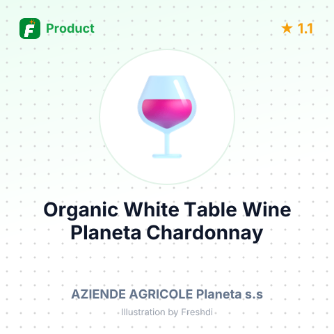 Organic White Table Wine Planeta Chardonnay – summary card, no photo uploaded yet
