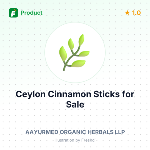 Organic Whole Ceylon Cinnamon Sticks – summary card, no photo uploaded yet