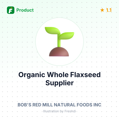 Organic Whole Flaxseed – summary card, no photo uploaded yet