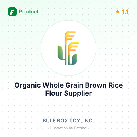 Organic Whole Grain Brown Rice Flour – summary card, no photo uploaded yet