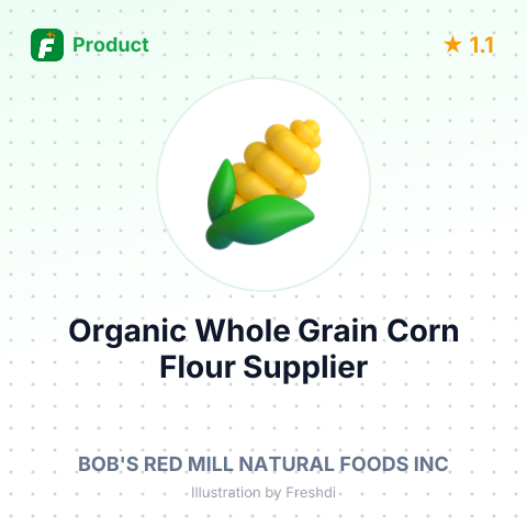 Organic Whole Grain Corn Flour – summary card, no photo uploaded yet