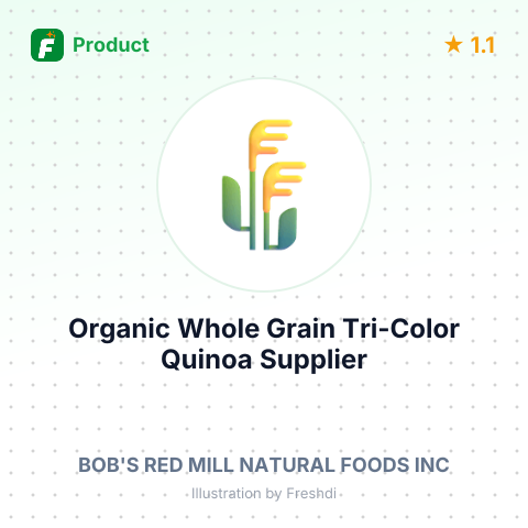 Organic Whole Grain Tri-Color Quinoa – summary card, no photo uploaded yet