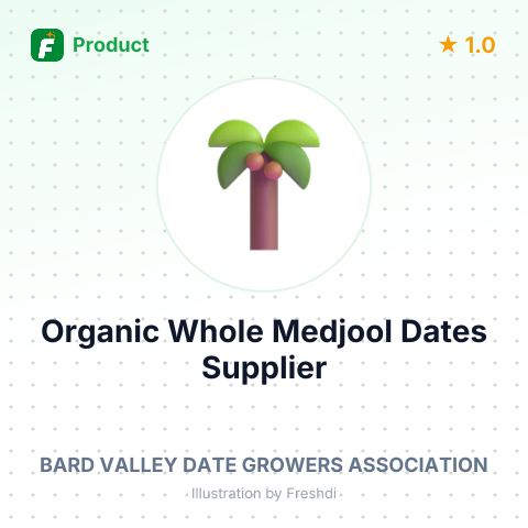 Organic Whole Medjool Dates – summary card, no photo uploaded yet