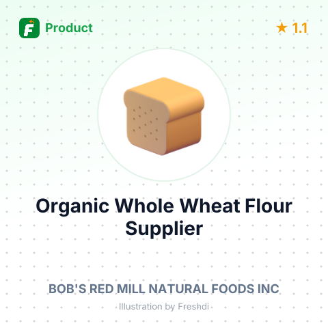 Organic Whole Wheat Flour – summary card, no photo uploaded yet