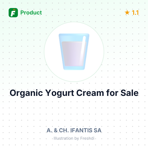 Organic Yogurt Cream with Tzatziki – summary card, no photo uploaded yet