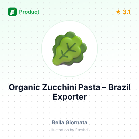 Organic Zucchini Pasta – summary card, no photo uploaded yet