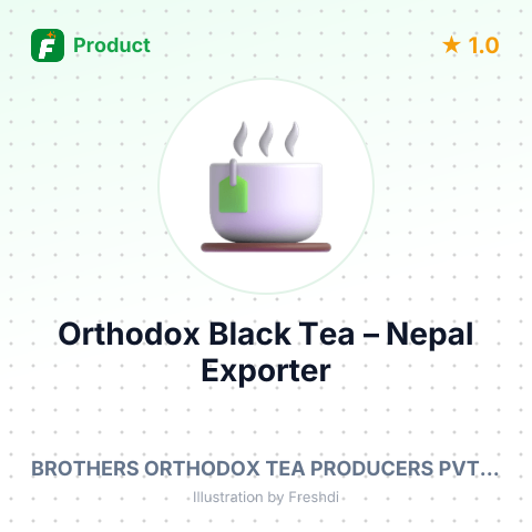 Orthodox Black Tea – summary card, no photo uploaded yet
