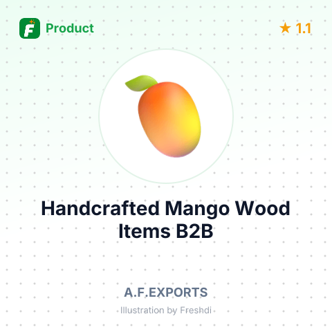Other Handcrafted Mango Wood Items – summary card, no photo uploaded yet
