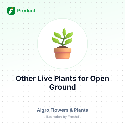 Other Live Plants for Open Ground – summary card, no photo uploaded yet