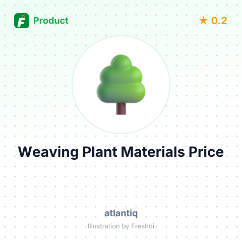 Other Weaving Plant Materials – summary card, no photo uploaded yet