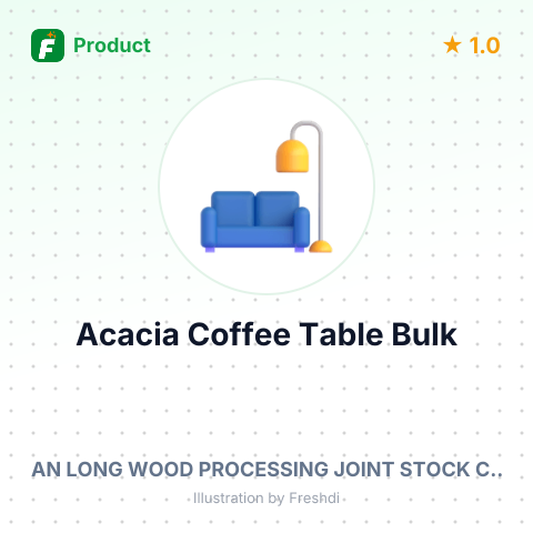 Outdoor Acacia Coffee Table – summary card, no photo uploaded yet