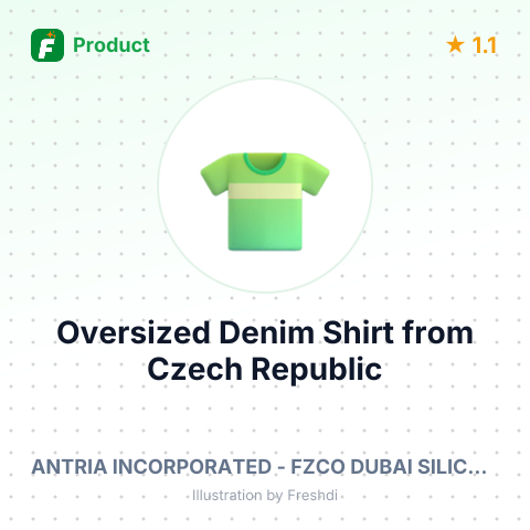 Oversized Denim Shirt – summary card, no photo uploaded yet