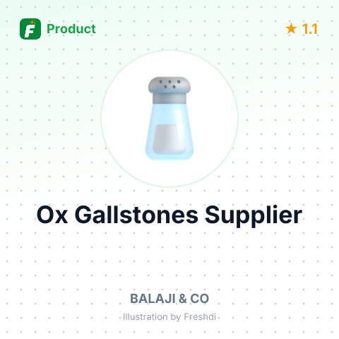 Ox Gallstones – summary card, no photo uploaded yet