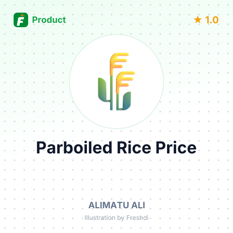 PARBOILED RICE – summary card, no photo uploaded yet