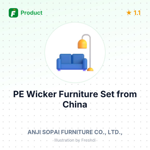 PE Wicker Furniture Set – summary card, no photo uploaded yet