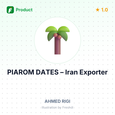 PIAROM DATES (IRAN ORIGIN) – summary card, no photo uploaded yet