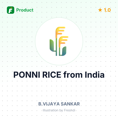 PONNI RICE – summary card, no photo uploaded yet